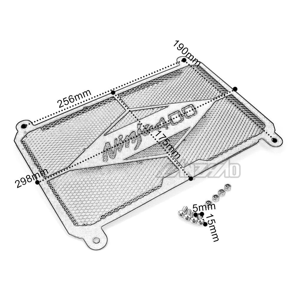 NINJA 400 RADIATOR GUARD (12)