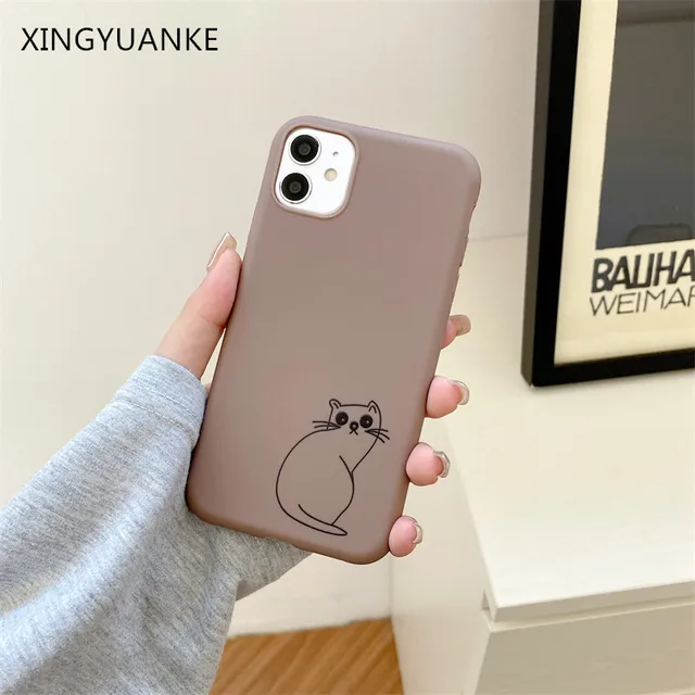 Cute Bear Back Cover For Xiaomi Redmi Note 10 10S 8T 8 7 9 Pro 9S 9A 9T 9C 8A POCO X3 F3 M3 11S 11T 11 Lite Pro Silicone Case CS08-88