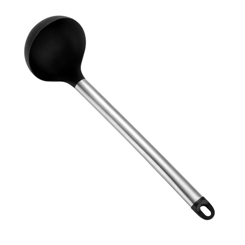 8PCS Kitchenware Set Silicone High Temperature Resistant Stainless Steel Handle Spatula Cooking Tool Kitchen Set