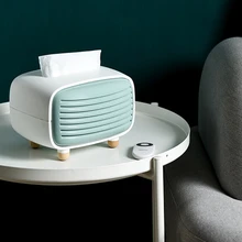 Creative Radio Tissue Box Candy Color Napkin Holder Organizer Paper Towel Dispenser Container for Bathroom Car Office Home Decor