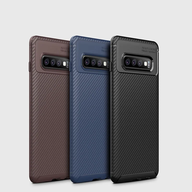 

Carbon firber Case For Samsung a50 A70 case Note 8 9 Cover For Samsung S8 S9 S10 Plus Case For Samsung A6 S A8 Plus Case