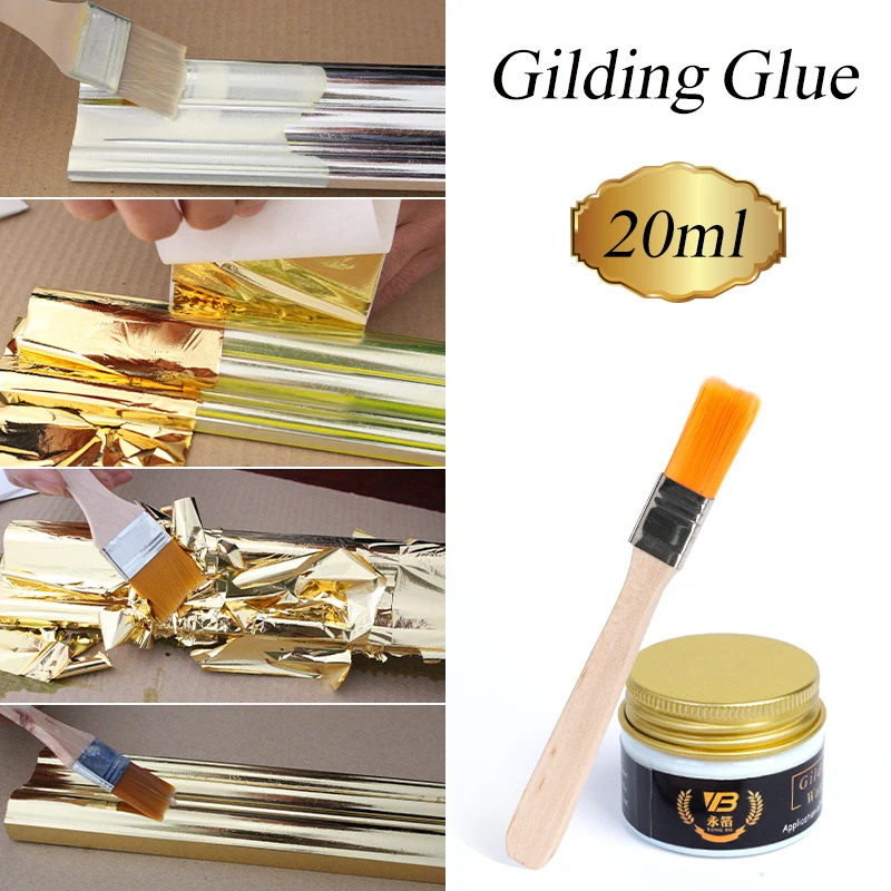 GildingGlueGoldLeafFoilWaterbasedEnvironmentalGlue20mlfor