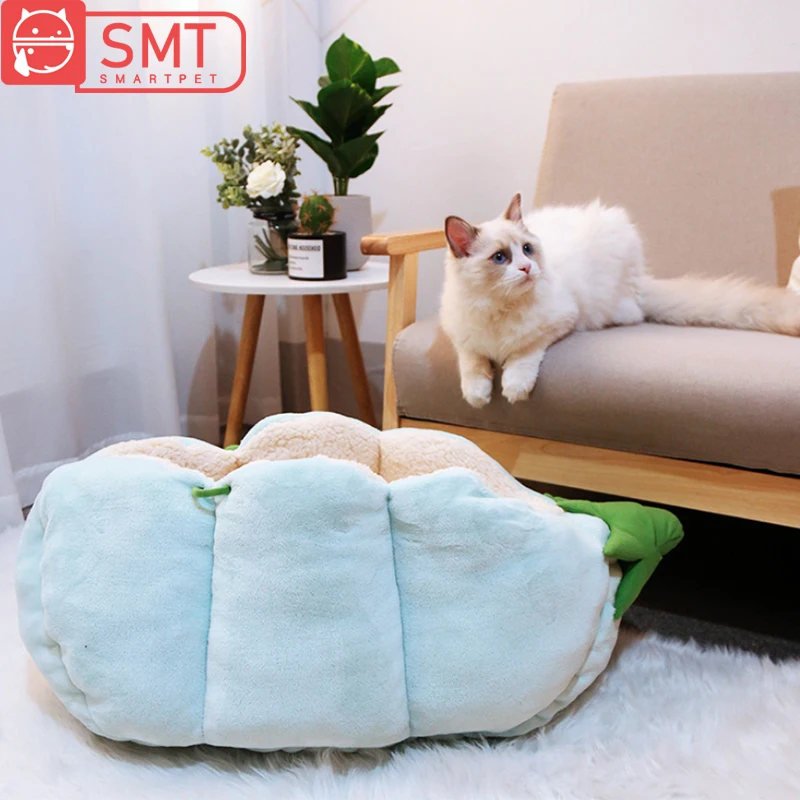 Smartpet форма горошины для домашних животных кошка кровать дом корзина уютная Собачка Щенок питомник подушка коврик спальный мешок теплый портативный собака товары для кошек