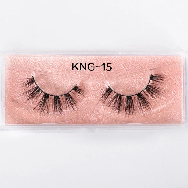 KNG-15 Eyewin 25 мм ресницы, накладные ресницы 5D, норковые ресницы, без грубости, ресницы, многоразовые, популярные, накладные ресницы, макияж - Цвет: KNG-15
