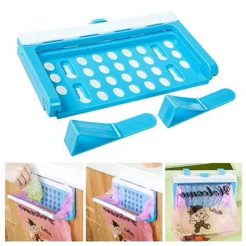 

Foldable Trash Bags Holder Storage Rack Wall-mounted Punch-free Garbage Bag Mount HUG-Deals