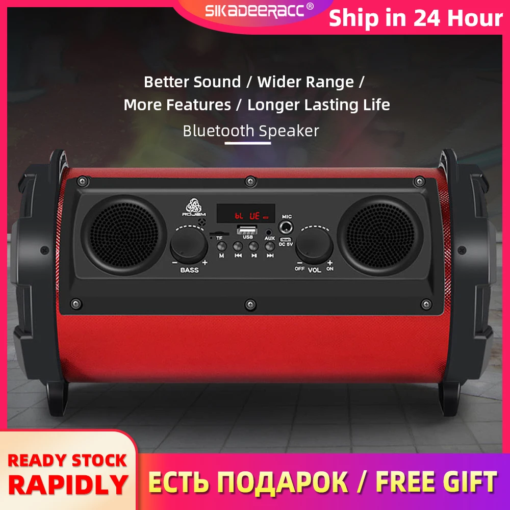 Bluetooth-Колонка портативная 15 Вт FM TF-карта | Электроника