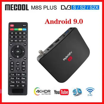 

Mecool M8S PLUS S2 Hybrid TV Box Android 9.0 DVB-S2 Satellite receiver Amlogic S905X2 Quad Core PVR Recording Live Channel