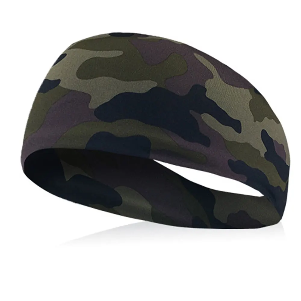 Military green Ленточный головной убор повязка на голову украшения головной обруч Фитнес тюрбан Спорт Бег напульсники для женщин - Цвет: Military green