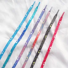 

High Quality Cloud Print Shoelaces 120/140cm Women Men Red Black Blue Hand-painted Sports Casual Basketball Shoes Laces Fashion