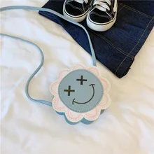 Искусственная кожа, Чулочные изделия с рисунком улыбающегося женщин круглый кошелек для монет Детский кошелек для детей, маленькая сумочка, сумочка для денег bolsa carteira feminina для девочек