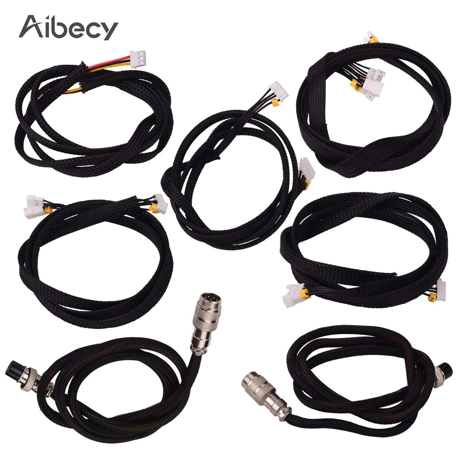 Aibecy аксессуары для 3d принтеров, комплект удлинительных кабелей длиной 1 м/3,28 фута, совместимых с Creality CR-10/CR-10S/CR-10S4/CR-10S5