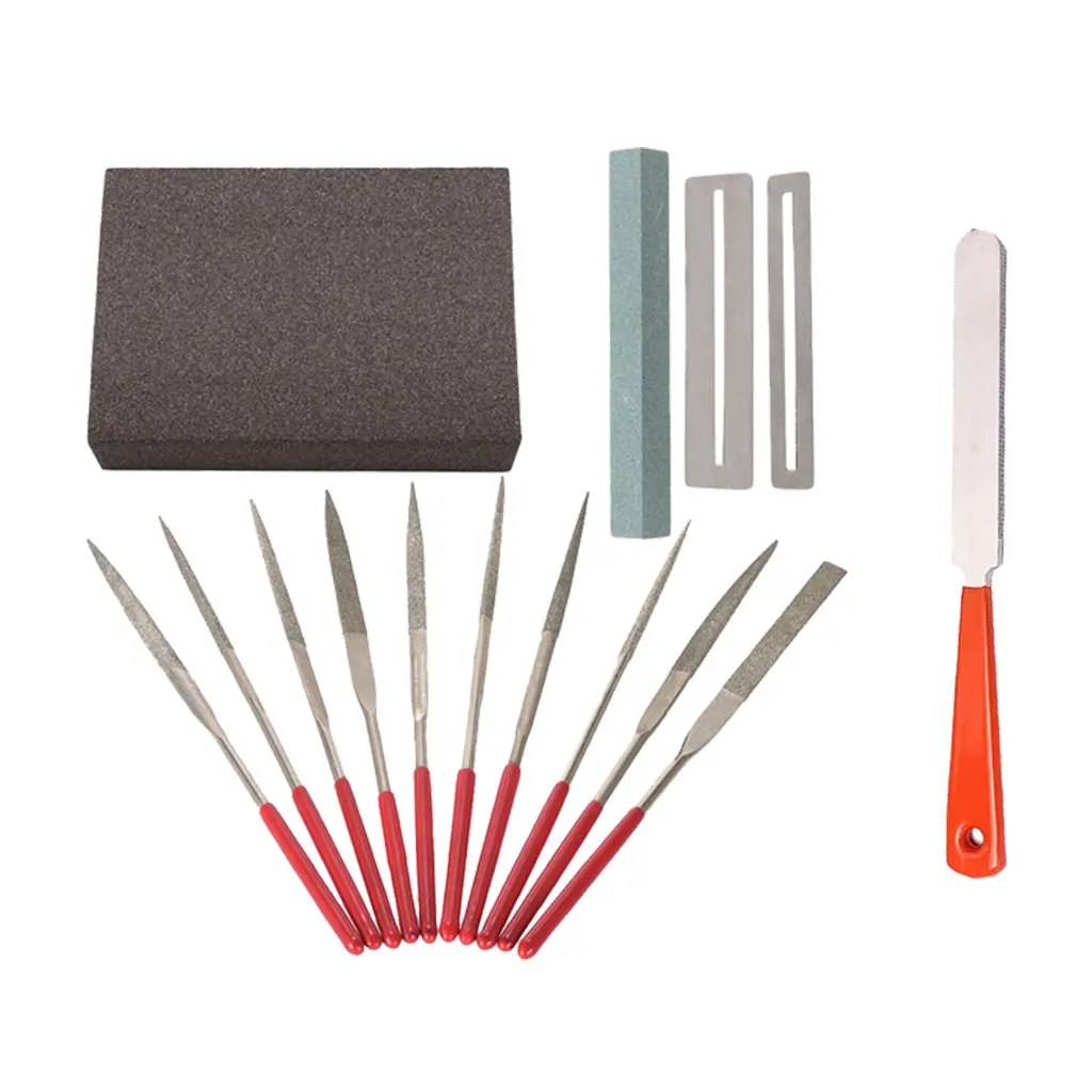 Guitar Fret Wire Crowning Luthier File+Nut Fret Files+Fingerboard Fret Guard for Guitar Bass Parts