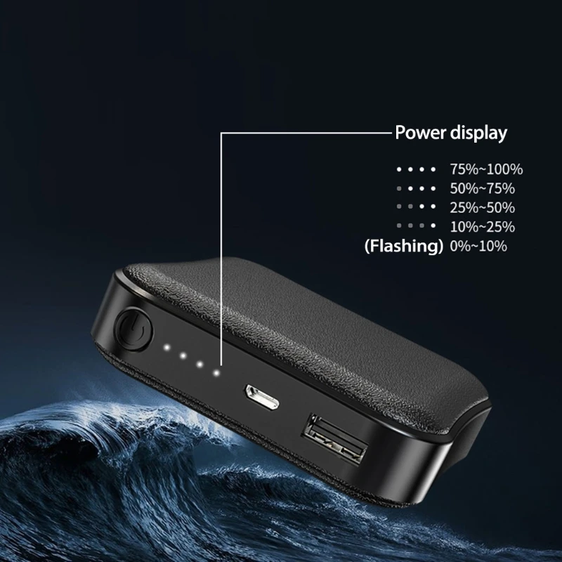Cartoon Square Mini Charger 8000mAh Portable Outdoor Power Bank Camping External Backup Battery Pack 2.1A Fast Charging top power bank