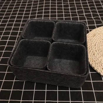 

Felt Storage Bins Office Drawer Organizers For School Home Kitchen Closet Cabinet Desk Organize Boxes