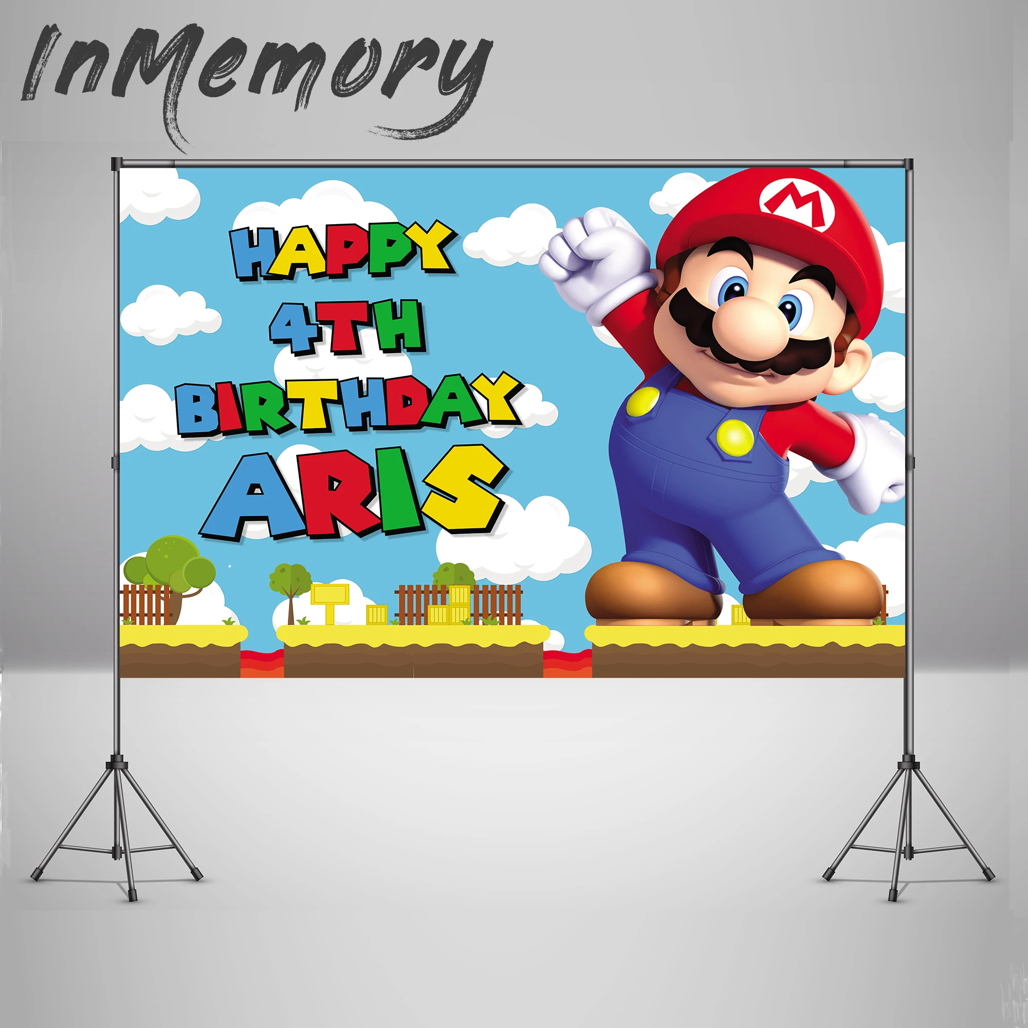 Оригинальный фон для фотостудии с надписью &quotHappy Birthday&quot|Фон фотосъёмки| |