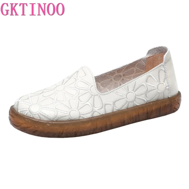 comfortable leather flats