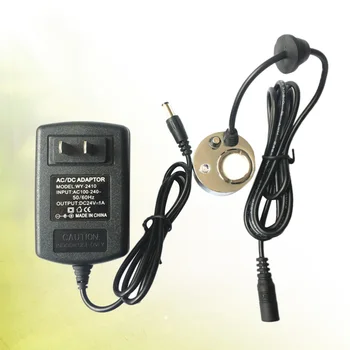 

Color Changing LED Light Ultrasonic Nebulizer Fog Water Fountain Pond Atomizer Mist Maker with US Plug (Black)