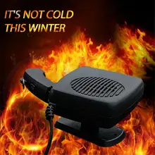 12/24V Car Vehicle Cooling Fan Hot Warm Heater Windscreen Demister Defroster 2 In 1 Portable Auto Car Van Heater Car Accessories