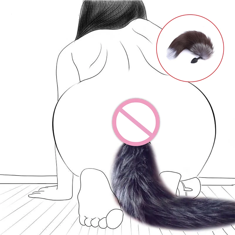 Анальная пробка интимные игрушки для женщин Foxtail bdsm секс-хвост взрослые анальные