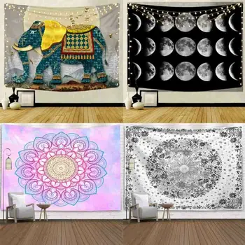 

New Psychedlic Tapestry Wall Hanging Bohemian Hippie Wall Blanket Art Bedspread Home Decor