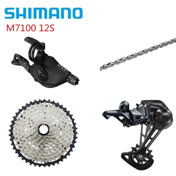 

SHIMANO SLX M7100 4PCS 1x12 12Speed 10-51T Groupset SL+RD+CS+HG M7100 Shifter Rear Derailleur Cassette Chain M7120 SGS 10-45T