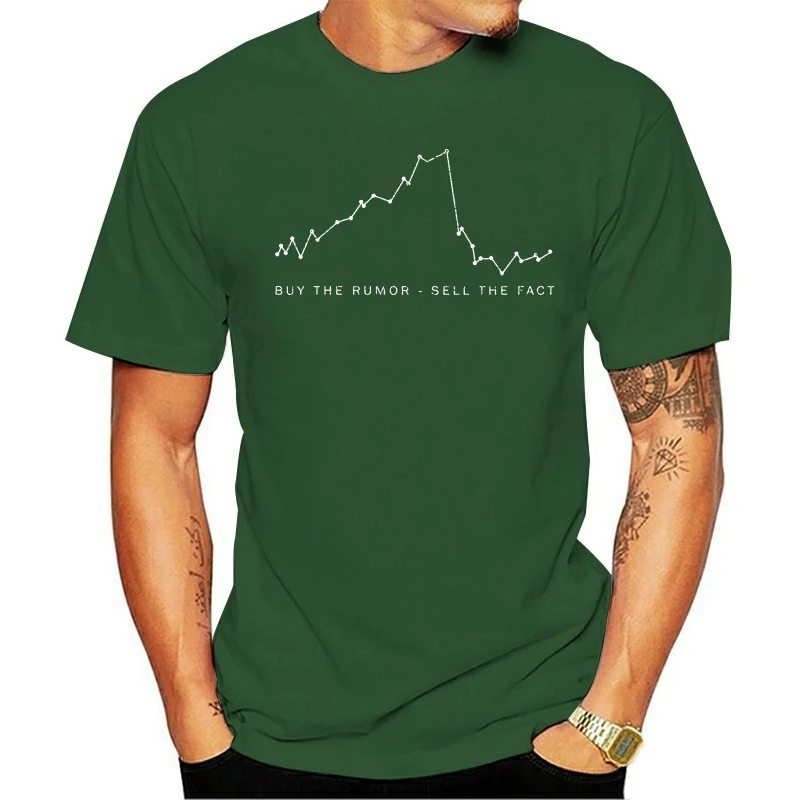 

Buy The Rumor Sell The Fact T-Shirt Investment Banker Trader Daytrader Investor