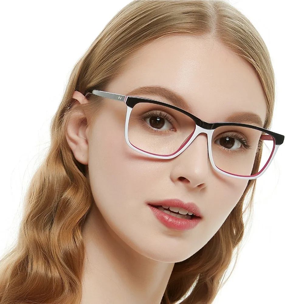 OCCI CHIARI  Fashion Big rim Eyeglasses 54cm For Women Spring Hinge Prescription Lens Medical Optical Glasses Frame W-ZOPPI