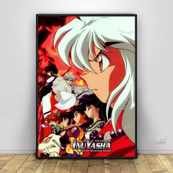 

Modern Canvas Prints Painting Wall Art Japan Anime Inuyasha Posters For Nordic Home Decoration Living Room Modular Pictures Gift