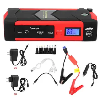 

Car Jump Starter 12V 600A 20000Mah Multifunctional Digital Display Smart Jump Starter Emergency Power Bank Charger Kit 110V-240V