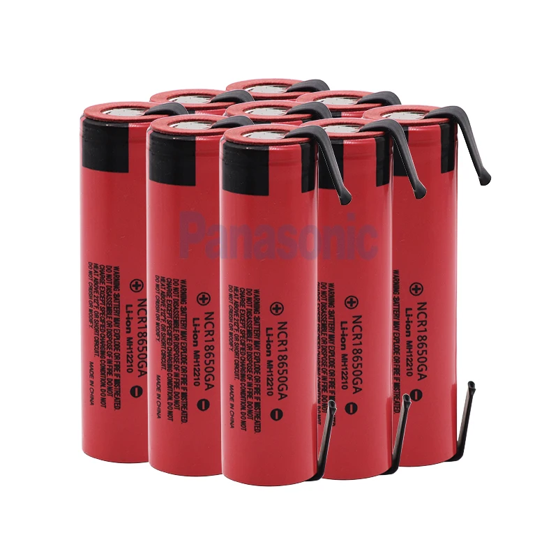 2/3/4/6 шт. Panasonic NCR 18650 GA 3,7 V 3500mAh 18650 аккумуляторная батарея для игрушечный фонарик литиевая батарея+ никель