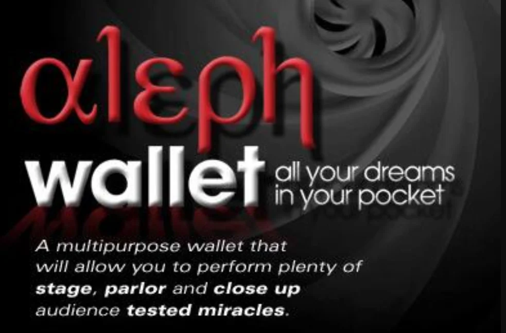 

Aleph Wallet by Vernet Magic magic tricks- (magic instruction )