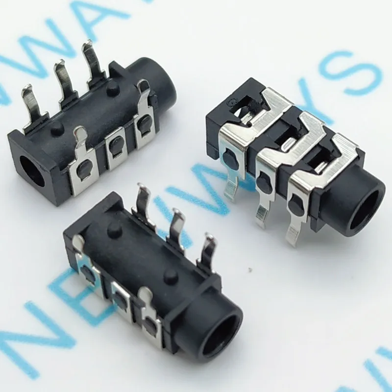 100Pcs Pj-313 3.5Mm Socket Inline 5Pinblack Headphone Jack Audio Pj313 5 Feet | Обустройство дома