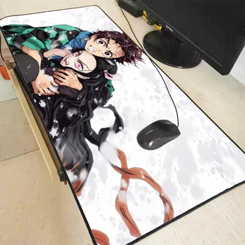 

MRGBEST Anime Kimetsu No Yaiba Mouse Pad Anti-slip Natural Rubber PC Computer Gamer Mousepad Desk Mat Locking Edge Dropshipping