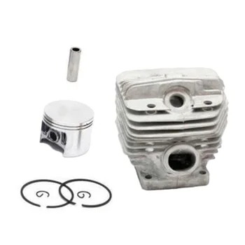 

Cylinder Head Piston Set W/ Rings 50mm Chainsaw 12mm Pin For Stihl MS440 044