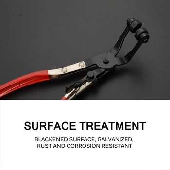 

Pipe Clamp Caliper Straight Throat Tube Clamp Pliers Car Hose Clamp Pliers Car Repairs Bent Nose Hose Clamp Pliers Rustproof