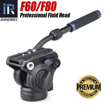 

INNOREL F60/F80 Video Fluid Hydraulic Panoramic Head Q.R.Plate For Mount Professional DSLR Cameras/Camcorders/Telescope Tripod