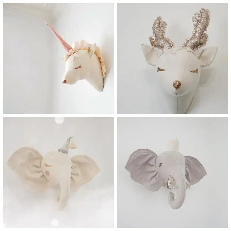 stuffed deer head for nursery