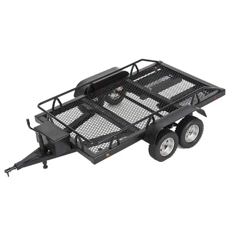 A Р/У Машинки прицеп на гусеничном ходу для 1/10 Trx4 осевой Scx10 90046 90047 CC01 D90 - Цвет: A
