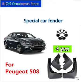 

Car Fender Mudguard Splash Flaps Mud Guard Mudflap Accessories for Peugeot 508