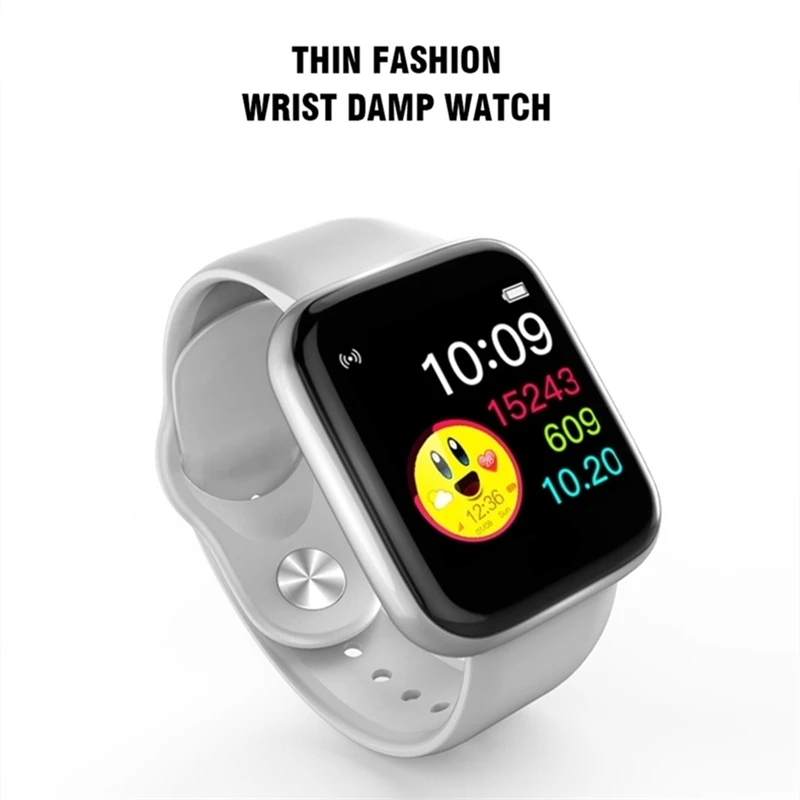 Nennbo P8 Smart Watch Heart Rate Monitor Blood Pressure oxygen Fitness Tracker Weather Anti-lost Smartwatch VS B58 W34 F10