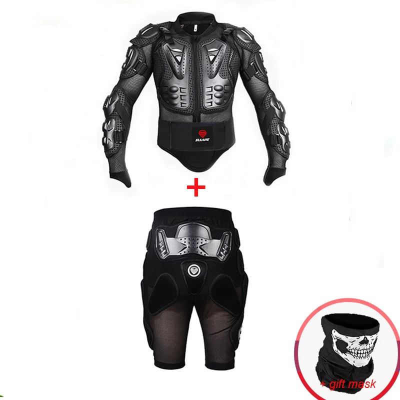 Motorcycle Armor Suits Jacket+Shorts Motocross Turtle Protection Guard