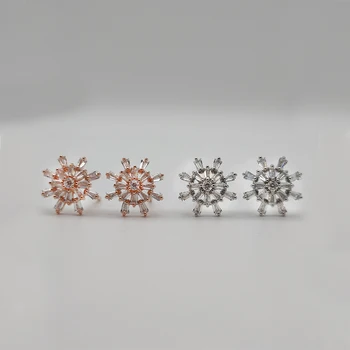 

Fashion S925 Silver New Rudder Pierced Earrings Korean Version Female Earrings Girlfriend Wild Earrings Romantic Jewelry Gifts
