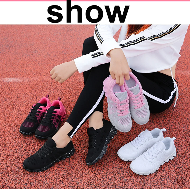 Модные детские кроссовки; удобные дышащие кроссовки с сеткой; женские теннисные кроссовки на шнуровке; женская спортивная обувь для прогулок и путешествий