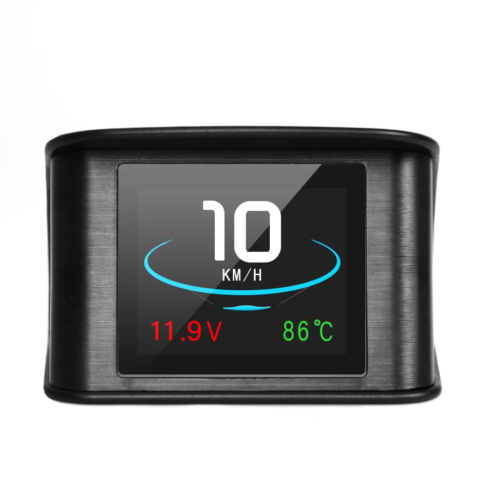 Дисплей на борту автомобиля P10 цифровой OBD2 прибор для измерения пробега и