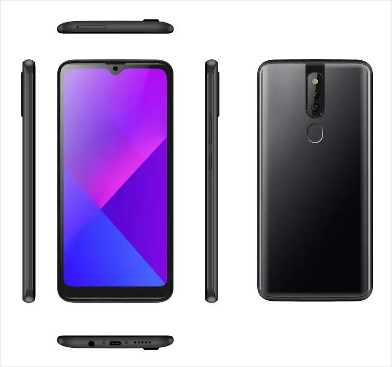 DEBIF F11 Pro celular Смартфон Android 9,0 6,25 дюймов HD экран 2 Гб ram 16ROM Wifi gps Google Play сотовые телефоны - Цвет: Черный