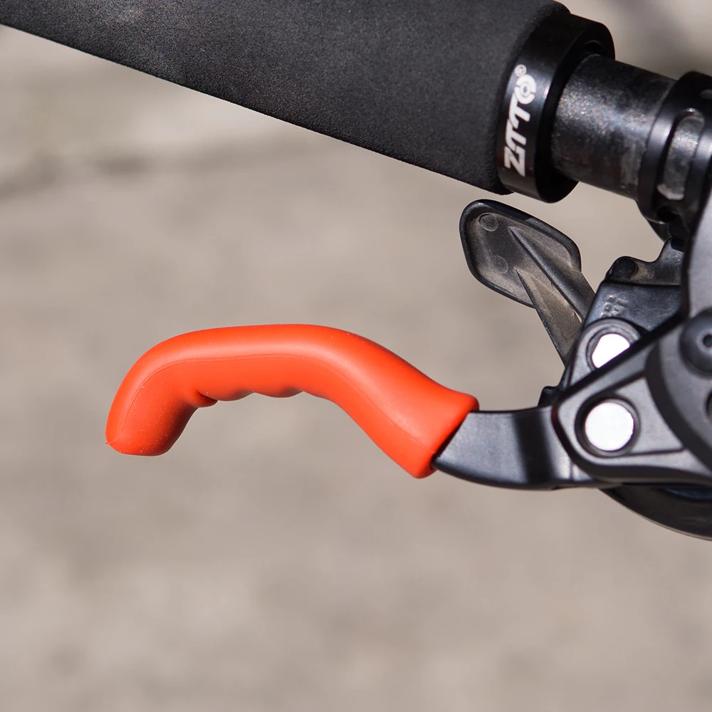 Велосипедов силиконовый гель подушки тормозной рычаг Protecto Горный Дорожный велосипед защитный рукав для Mi M365 скутер 1 пара