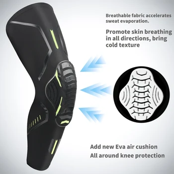 WorthWhile 1 Piece Basketball Kneepads Elastic Foam Volleyball Knee Pad Protector Fitness Gear Sports Training Support Bracers 3