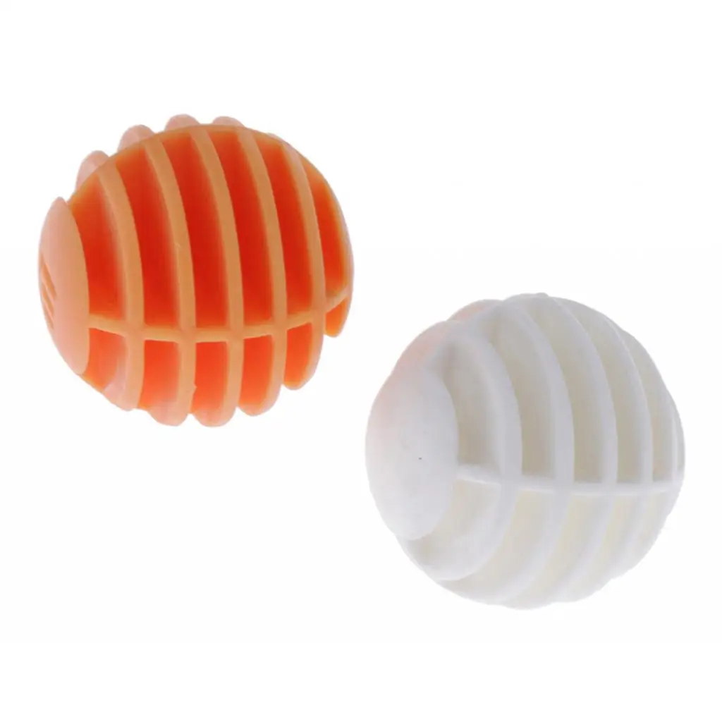 2pcs Lightweight Soft Sponge Rainbow Indoor Practice Golf Training Balls Home Office Plastic Golf Ball Golf Practice Balls