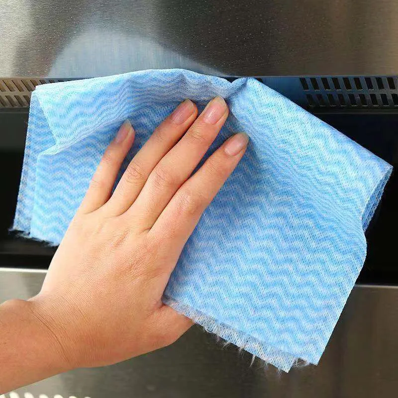 50 шт кухонные экологически чистые нетканые одноразовые тряпки Чистящая салфетка абсорбент полотенца Чистящая бумажный горшок щетка