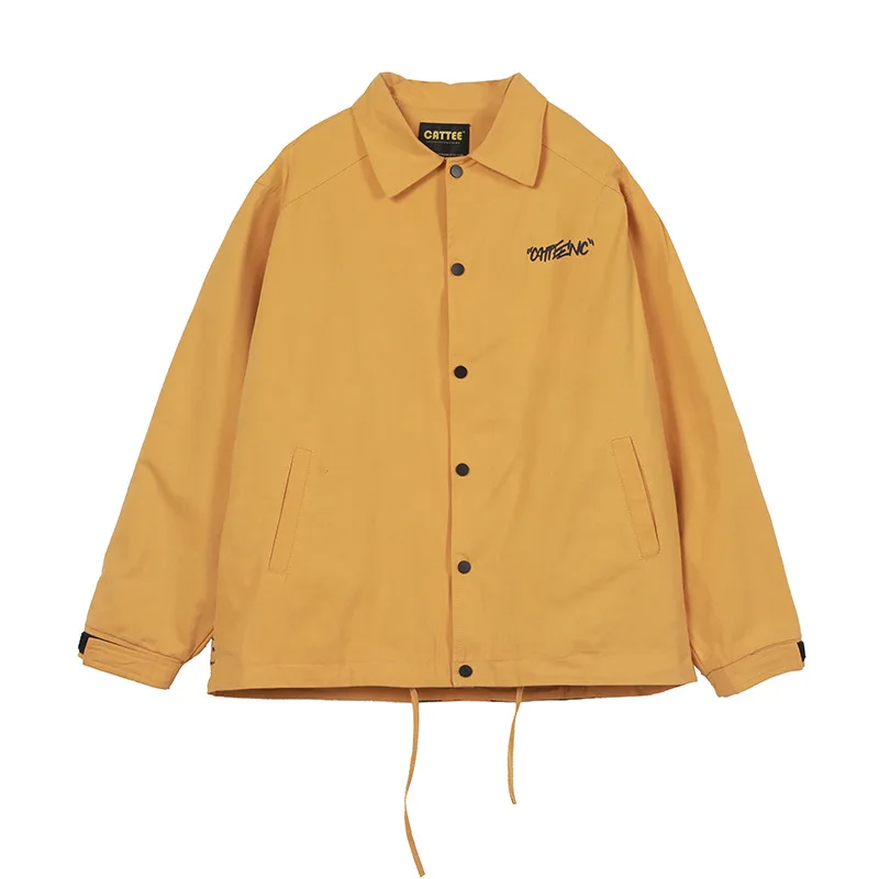 

City Where the Product 2020 Spring New Style Back Panda Printed Casual Workwear Coat